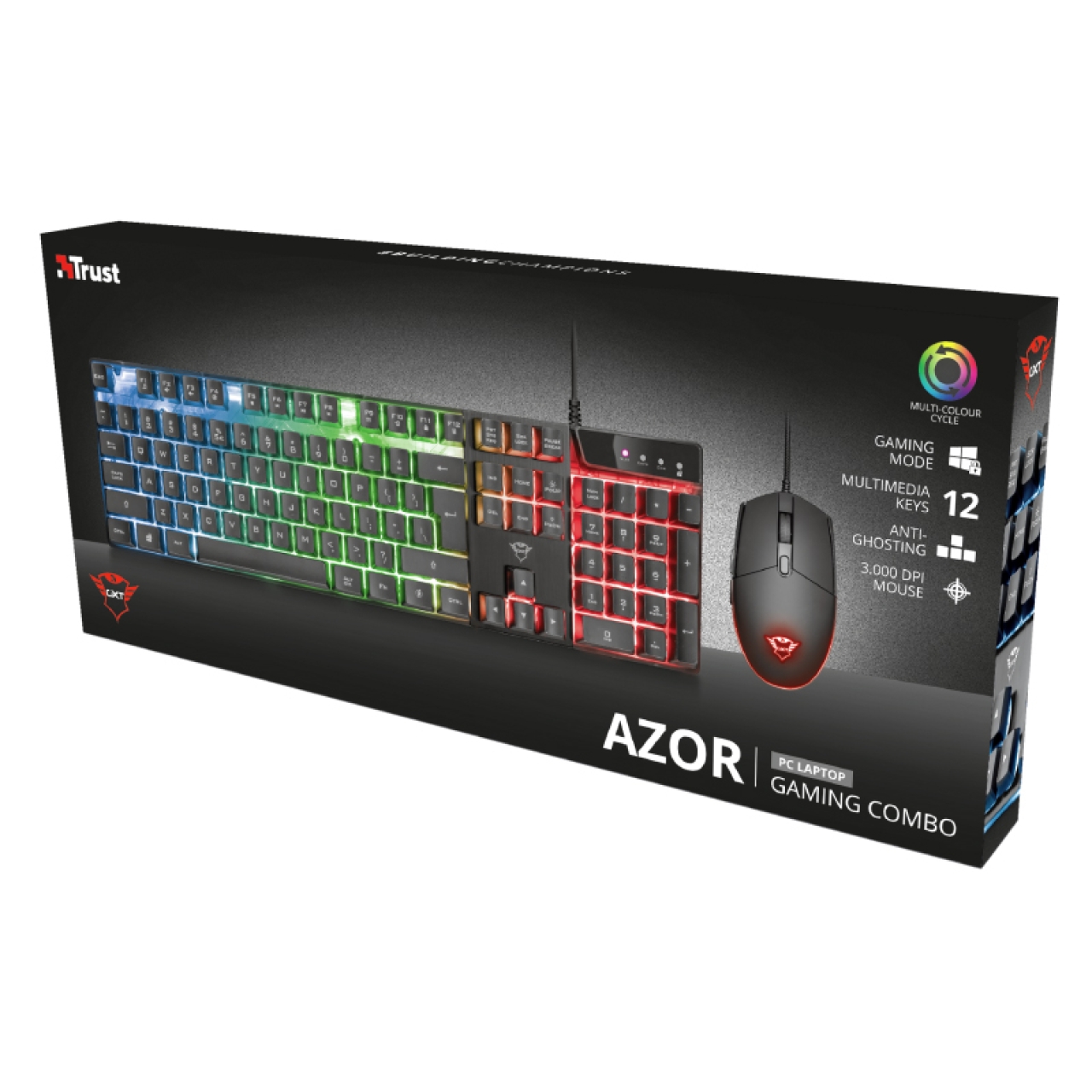 کیبورد و ماوس مخصوص بازی تراست مدل GXT 838 Azor
