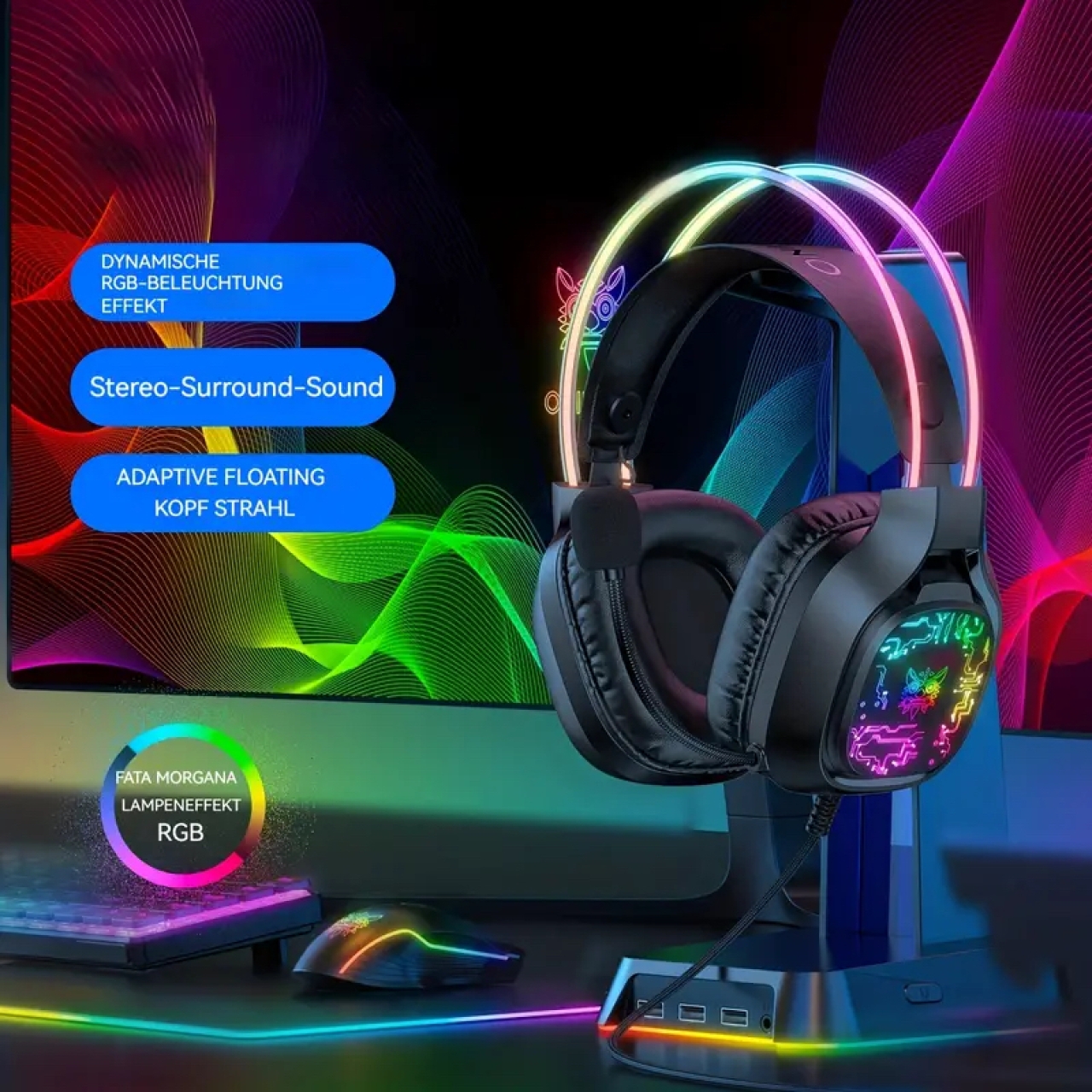 هدست گیمینگ اونیکوما مدل X22