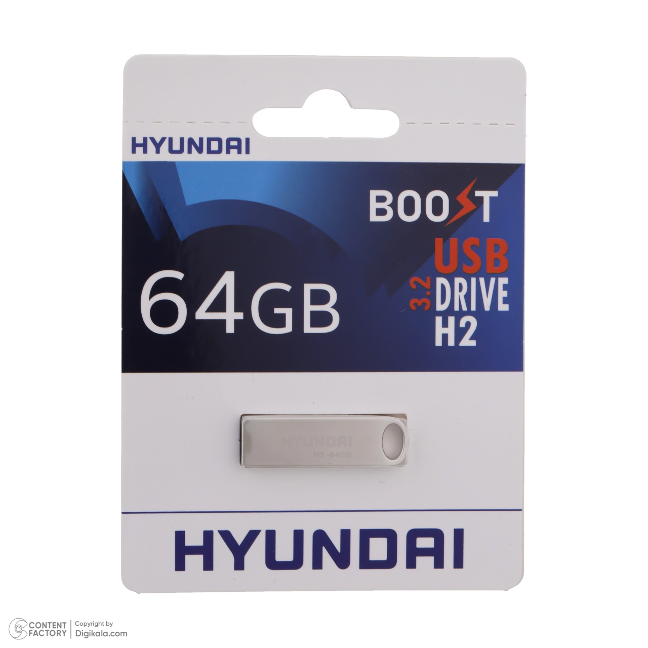 فلش مموری هیوندای مدل H2 USB 3.2 ظرفیت 64 گیگابایت
