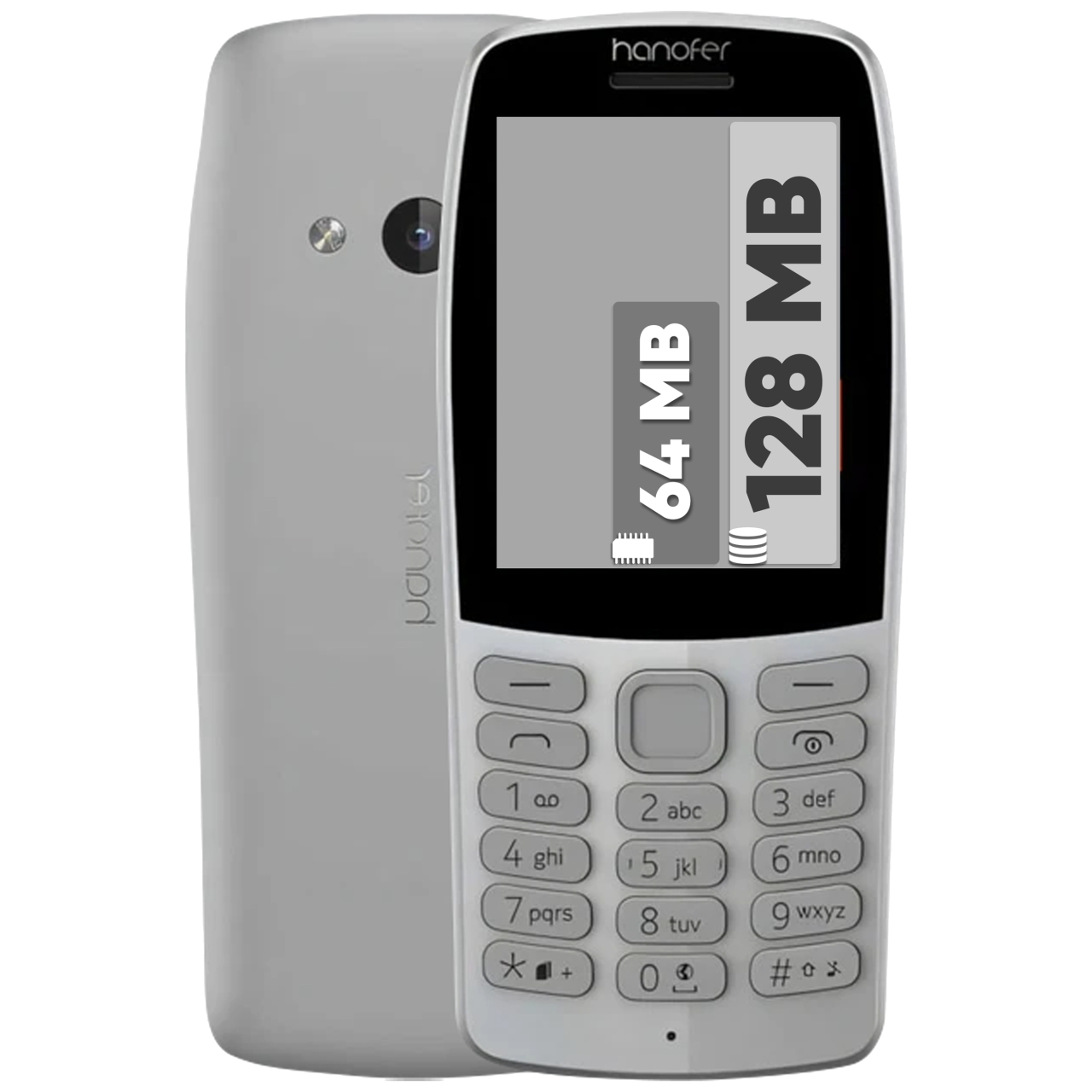 گوشی موبایل هانوفر مدل 210 دو سیم کارت