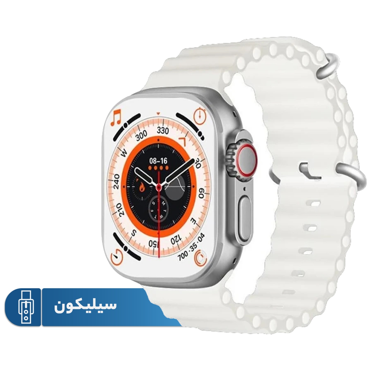 ساعت هوشمند مدل SMART WATCH SERIES 9 دارای قابلیت های صفحه نمایش رنگی بند سیلیکون