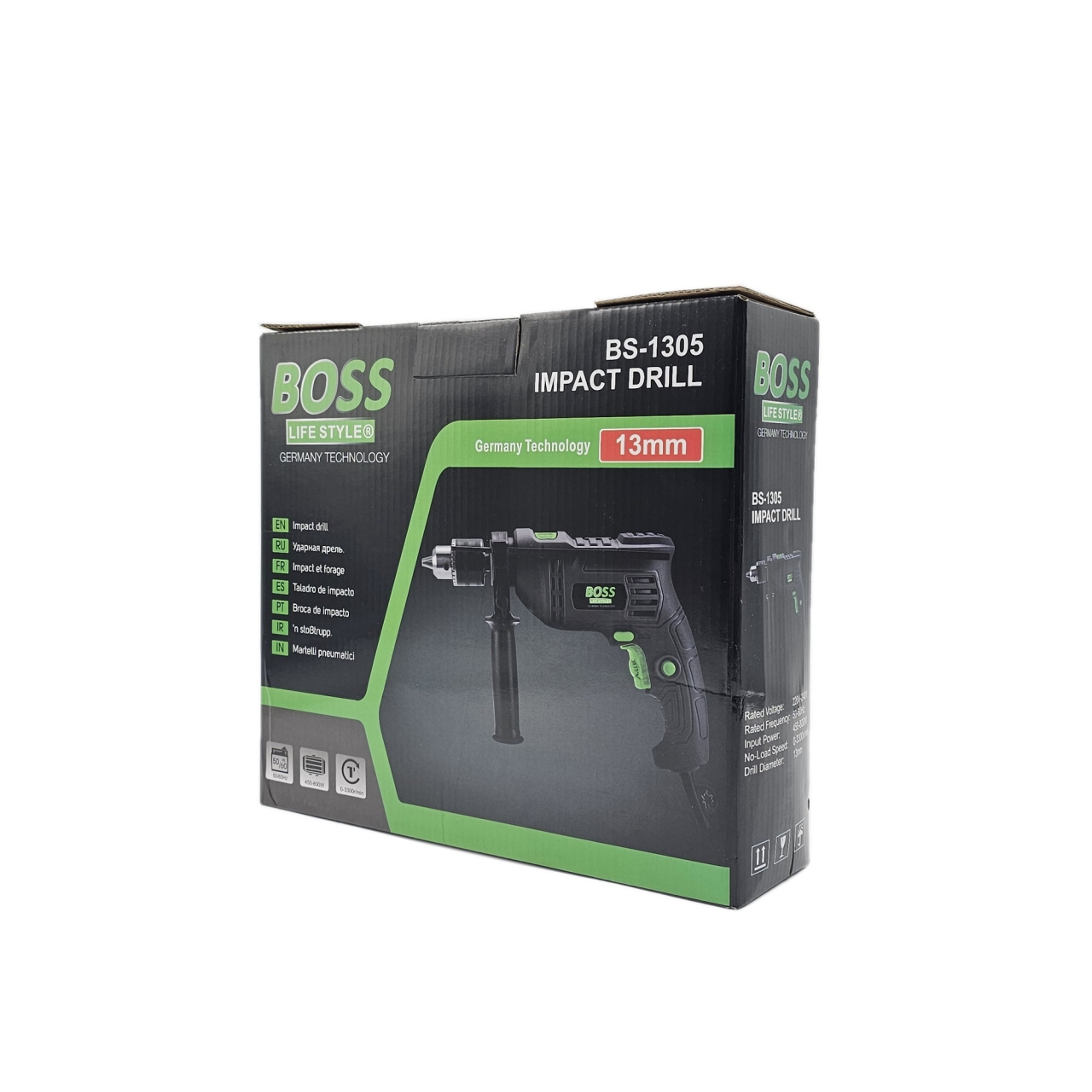 دریل چکشی صنعتی باس مدل LIFE_STYLE کد BS1305