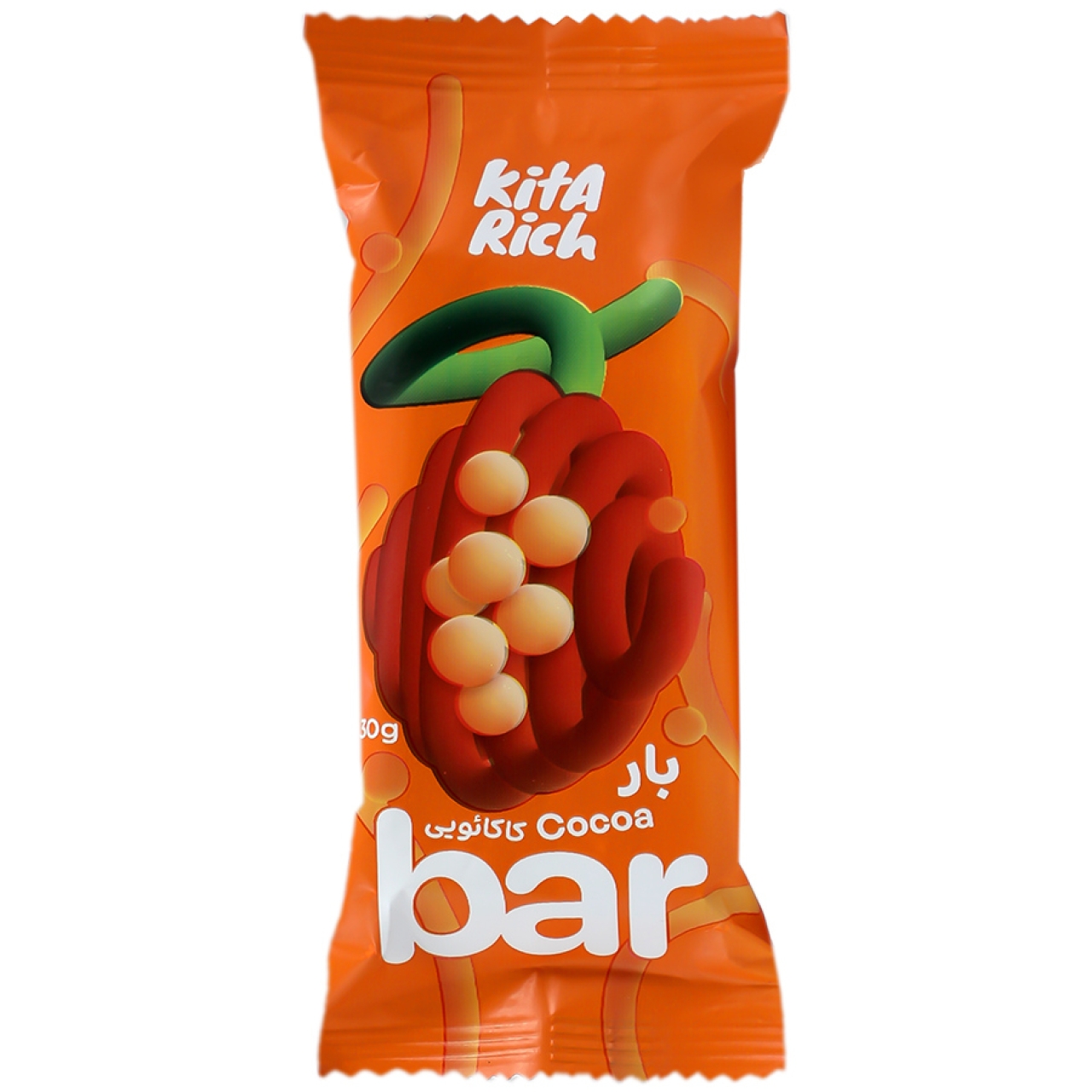 بار غلات با طعم شکلات و روکش کاکائو تلخ - 30گرم بسته 12 عددی