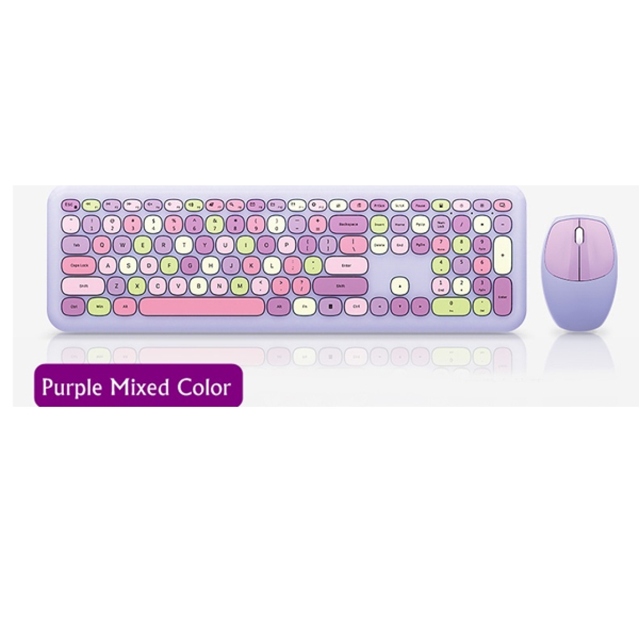 کیبورد و ماوس بیسیم مافی مدل 666، سوییچ ممبران، Full-Size