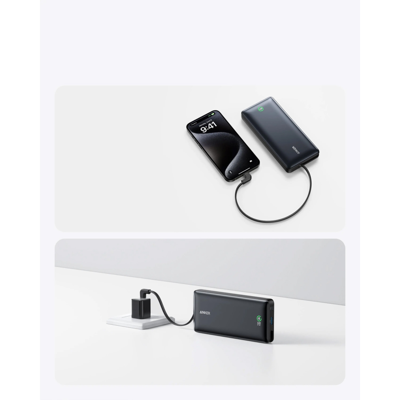 پاوربانک 30 وات انکر مدل A1387 ظرفیت 20000 میلی آمپر ساعت