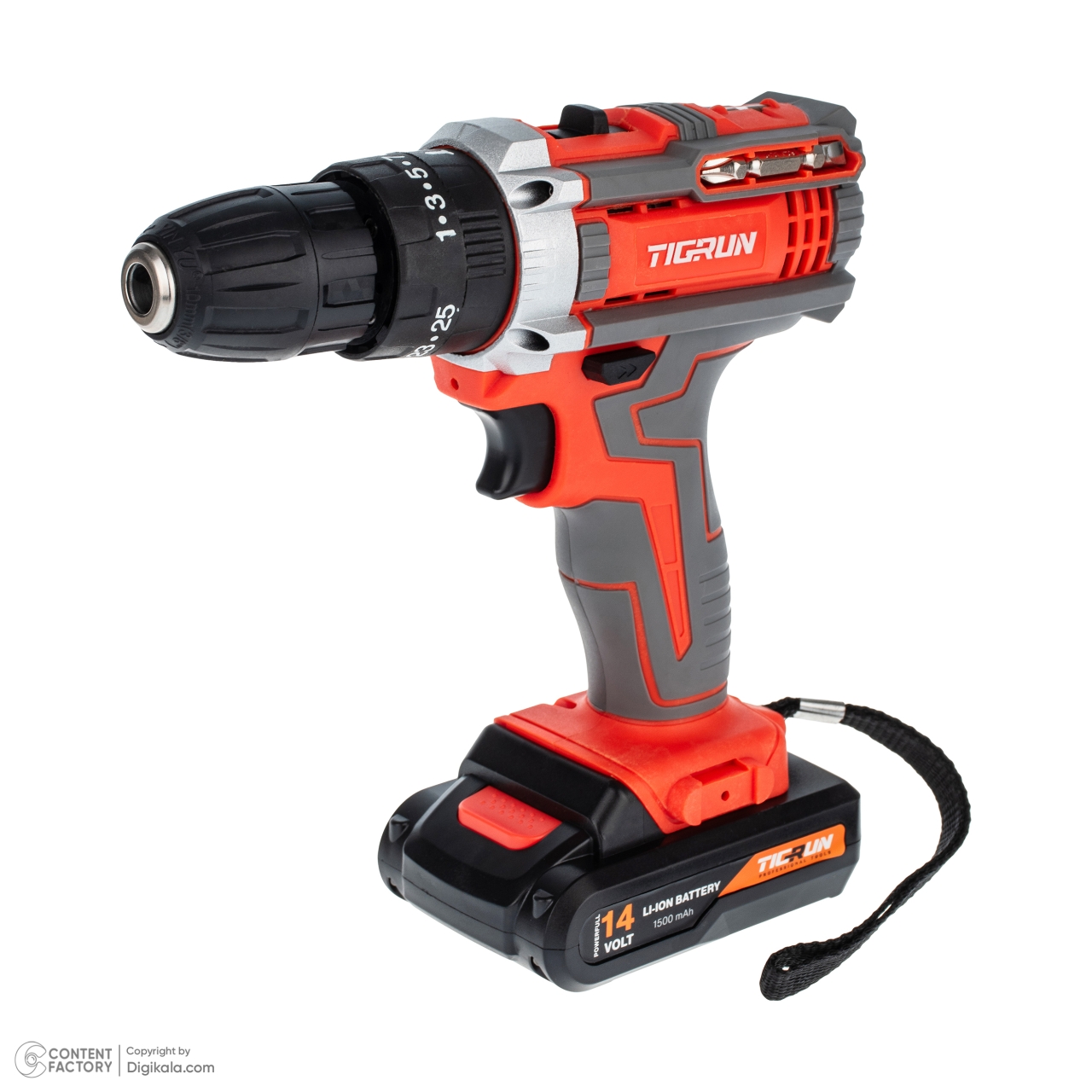 دریل پیچ گوشتی چکشی شارژی تیگران کد TG3014-14V