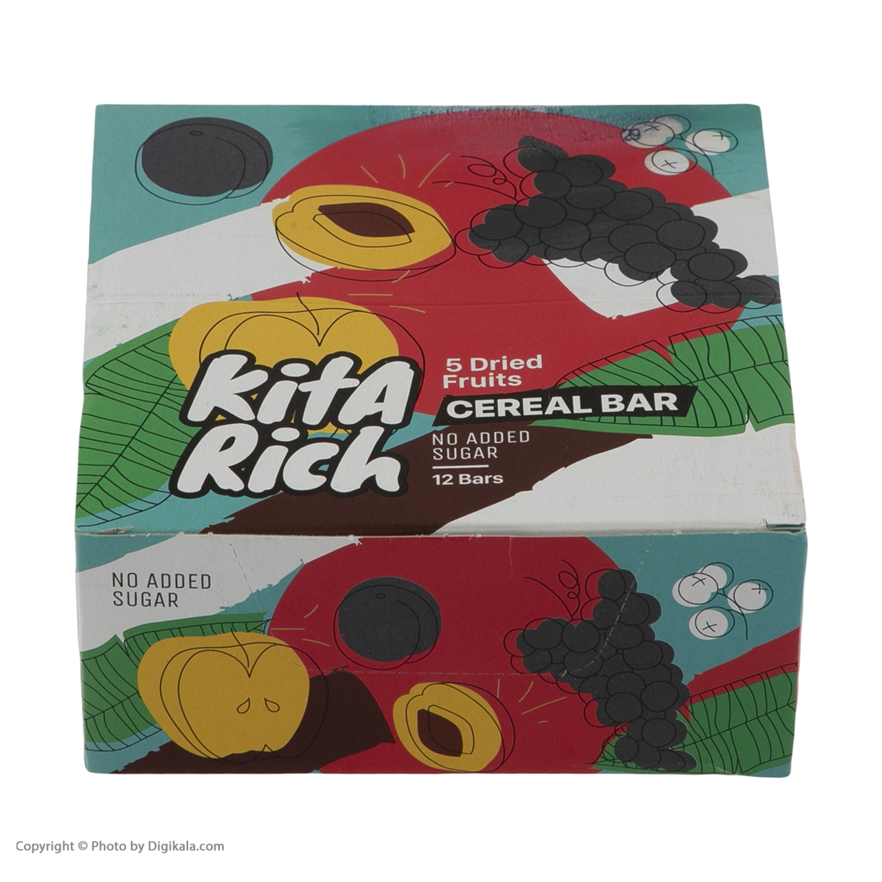 سریال بار 5 میوه خشک کیتاریچ - 40 گرم بسته 12 عددی 