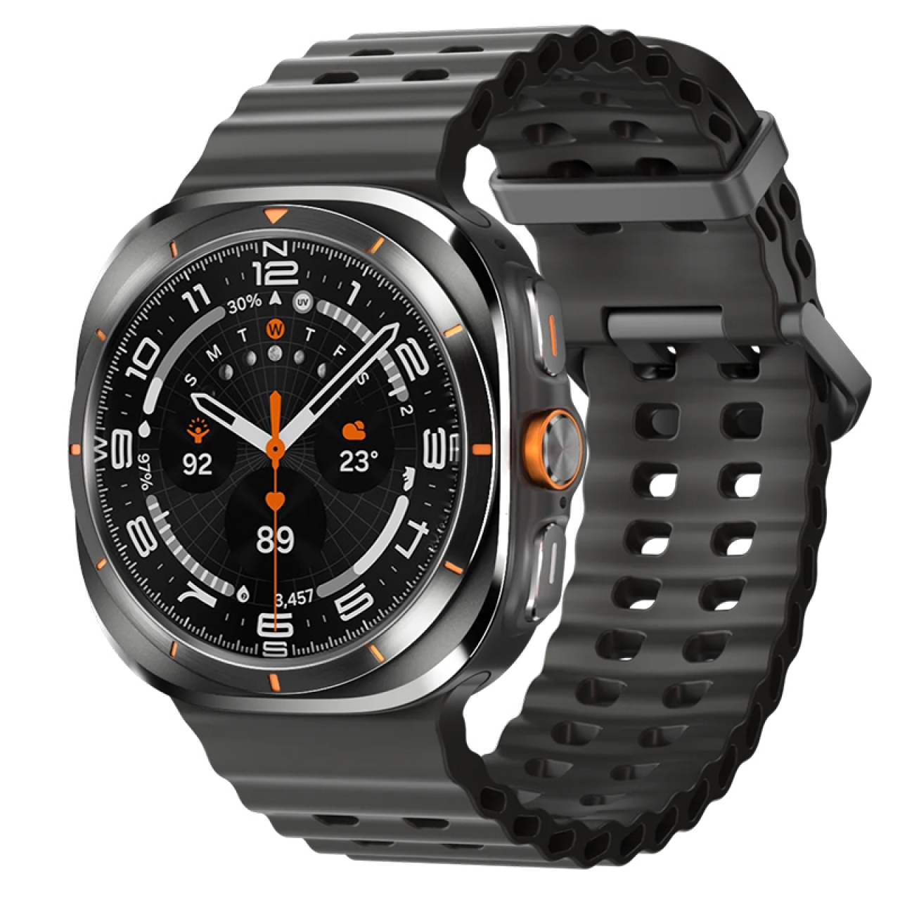 ساعت هوشمند 46 میلی متر وونک مدل VS1 با بند سیلیکونی