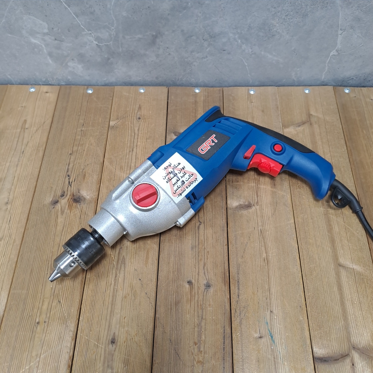 دریل چکشی صنعتی گیربکسی جی آر تی مدل 1050W