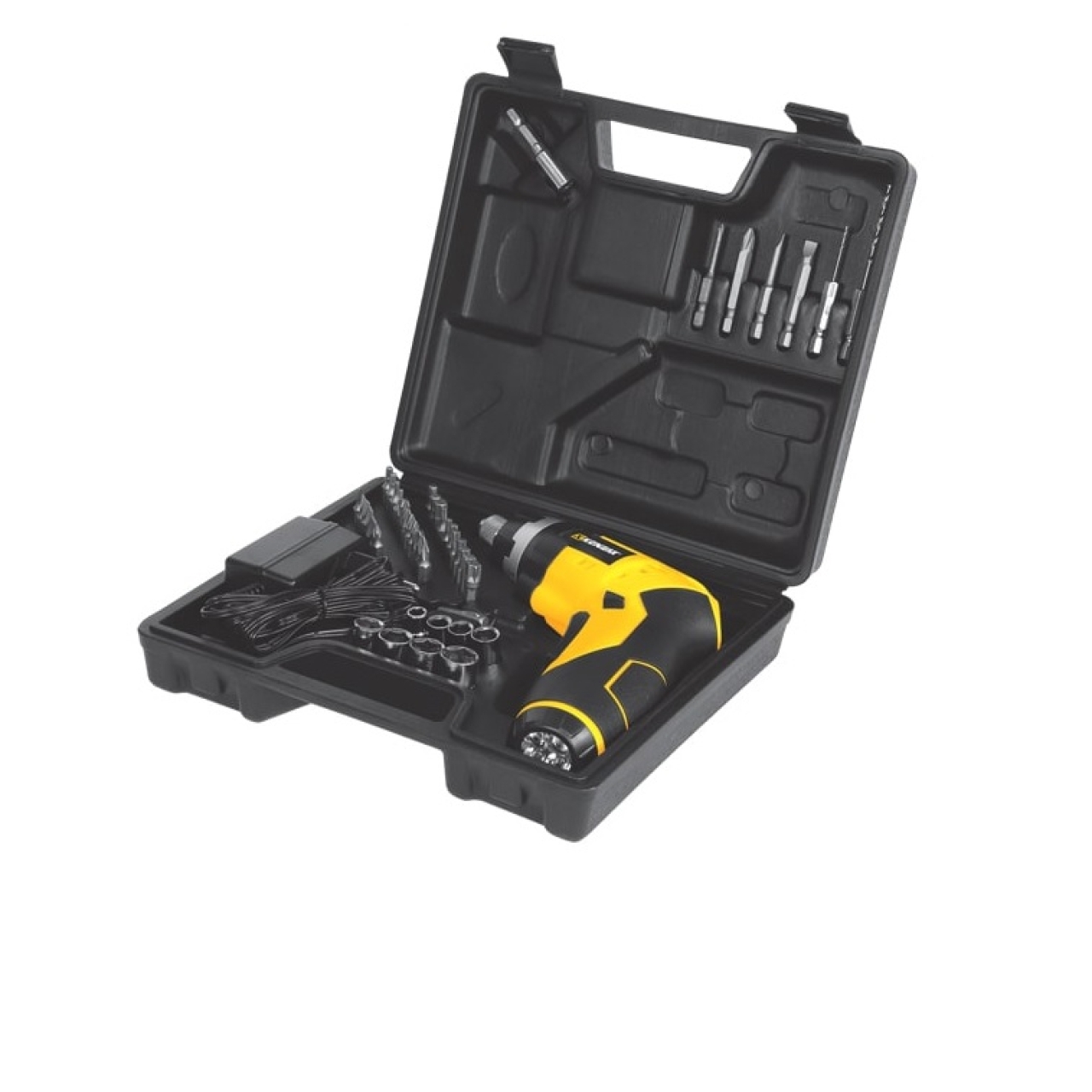 پیچ گوشتی شارژی 3.6 ولت کنزاکس مدل 8203 مجموعه 42 عددی