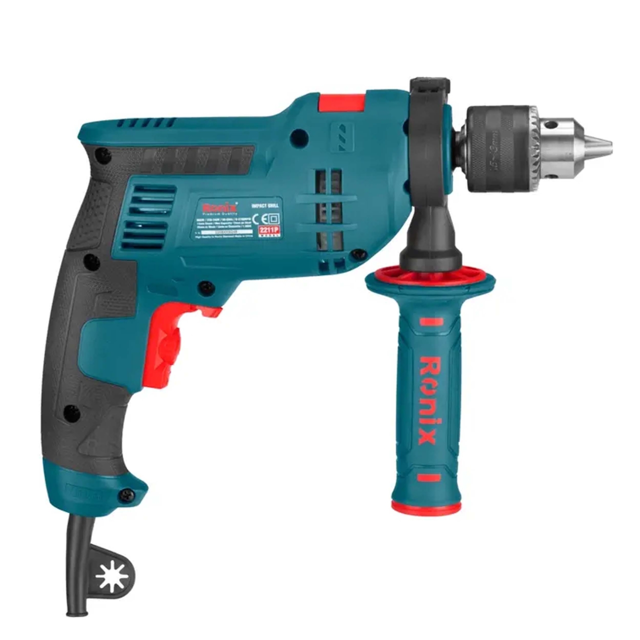 دریل چکشی رونیکس مدل 2211P سیزده میلی متری توان 600 وات 