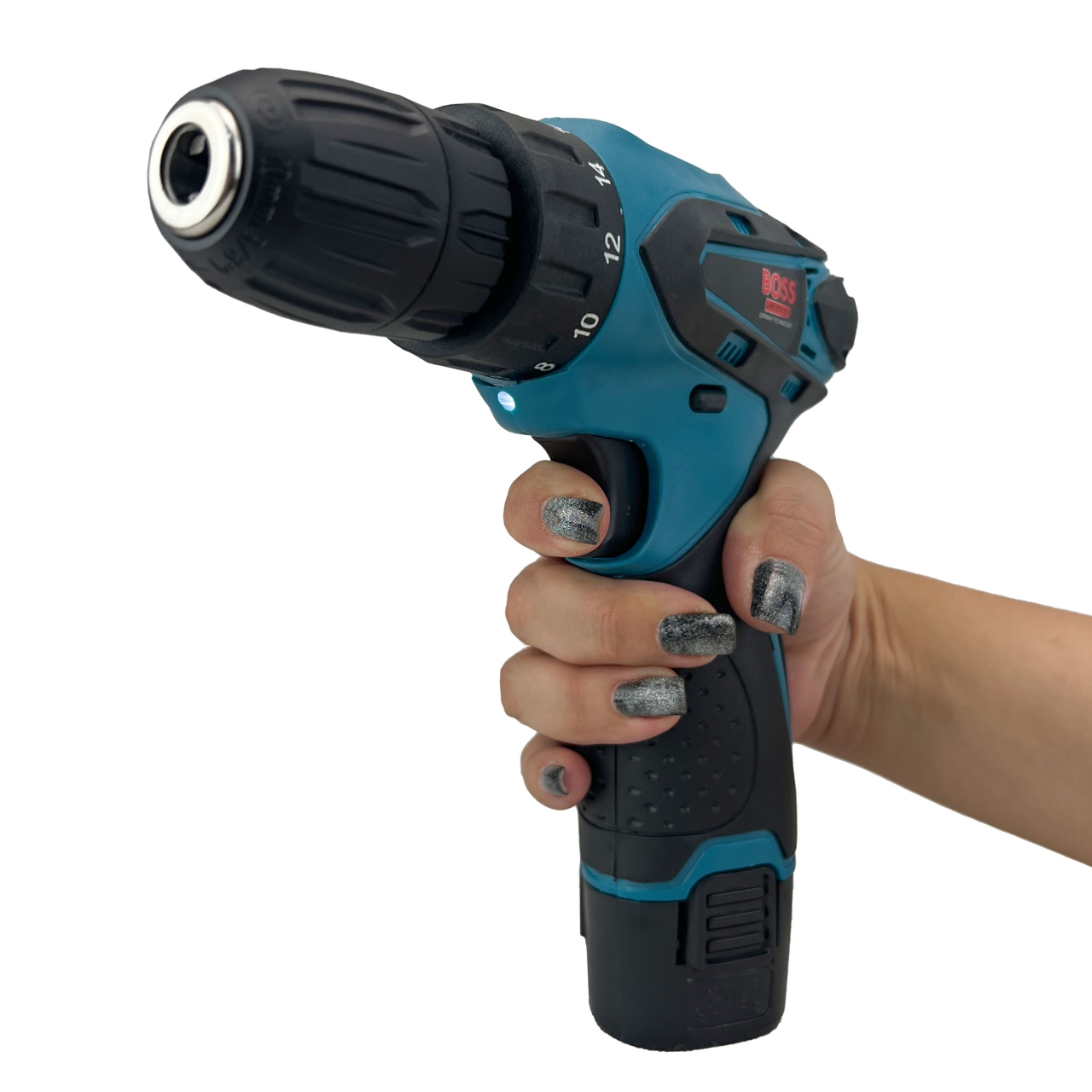 پیچ گوشتی شارژی باس مدل 18V-2B BLUE مجموعه 28 عددی