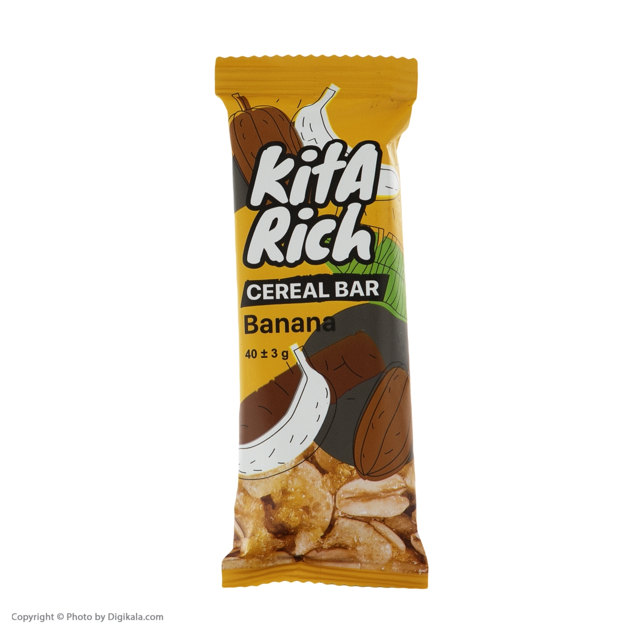 سریال بار موز کیتاریچ - 40 گرم بسته 12 عددی 