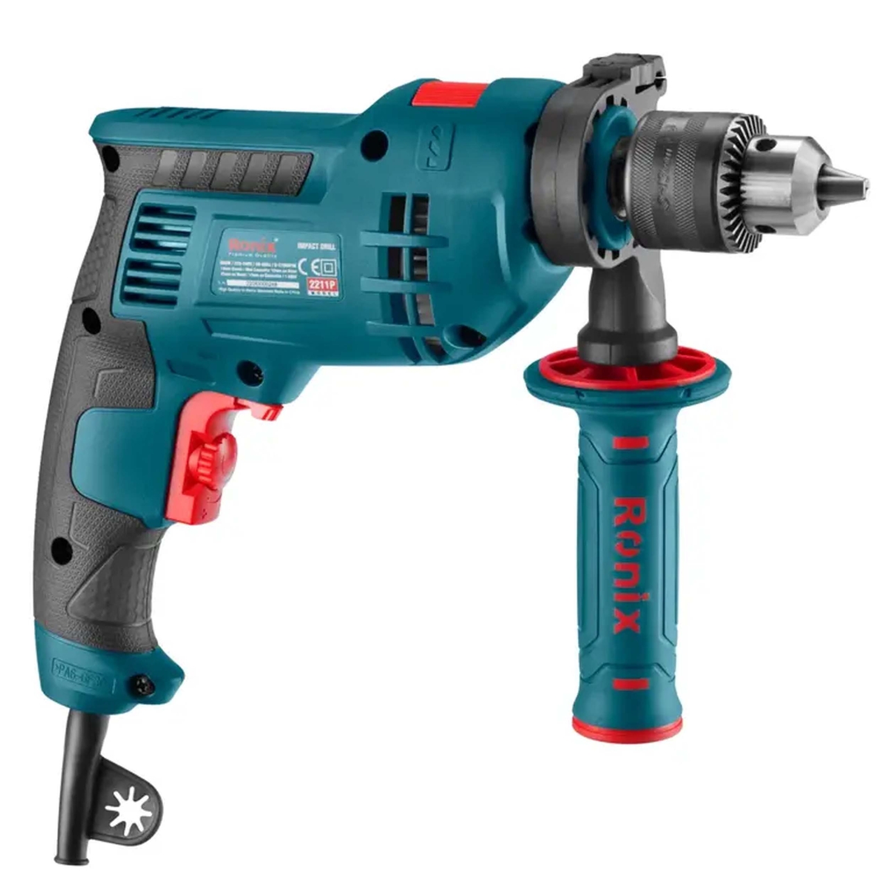دریل چکشی رونیکس مدل 2211P سیزده میلی متری توان 600 وات 
