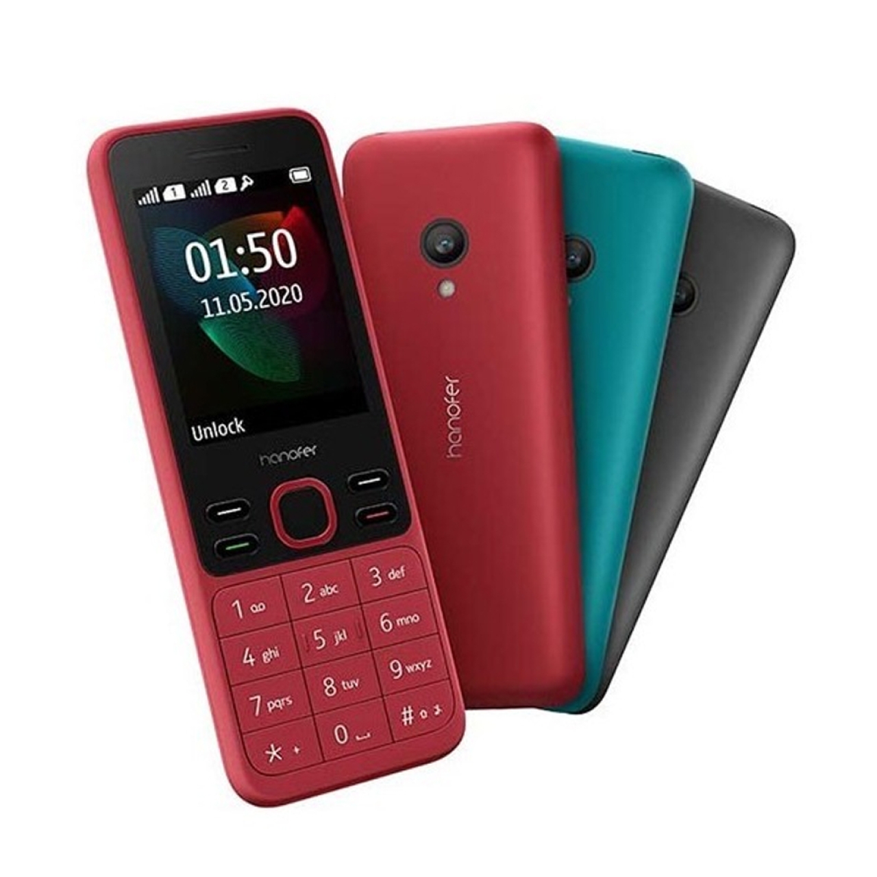 گوشی موبایل هانوفر مدل 150 2019 دو سیم کارت ظرفیت 32 مگابایت و رم 32 مگابایت