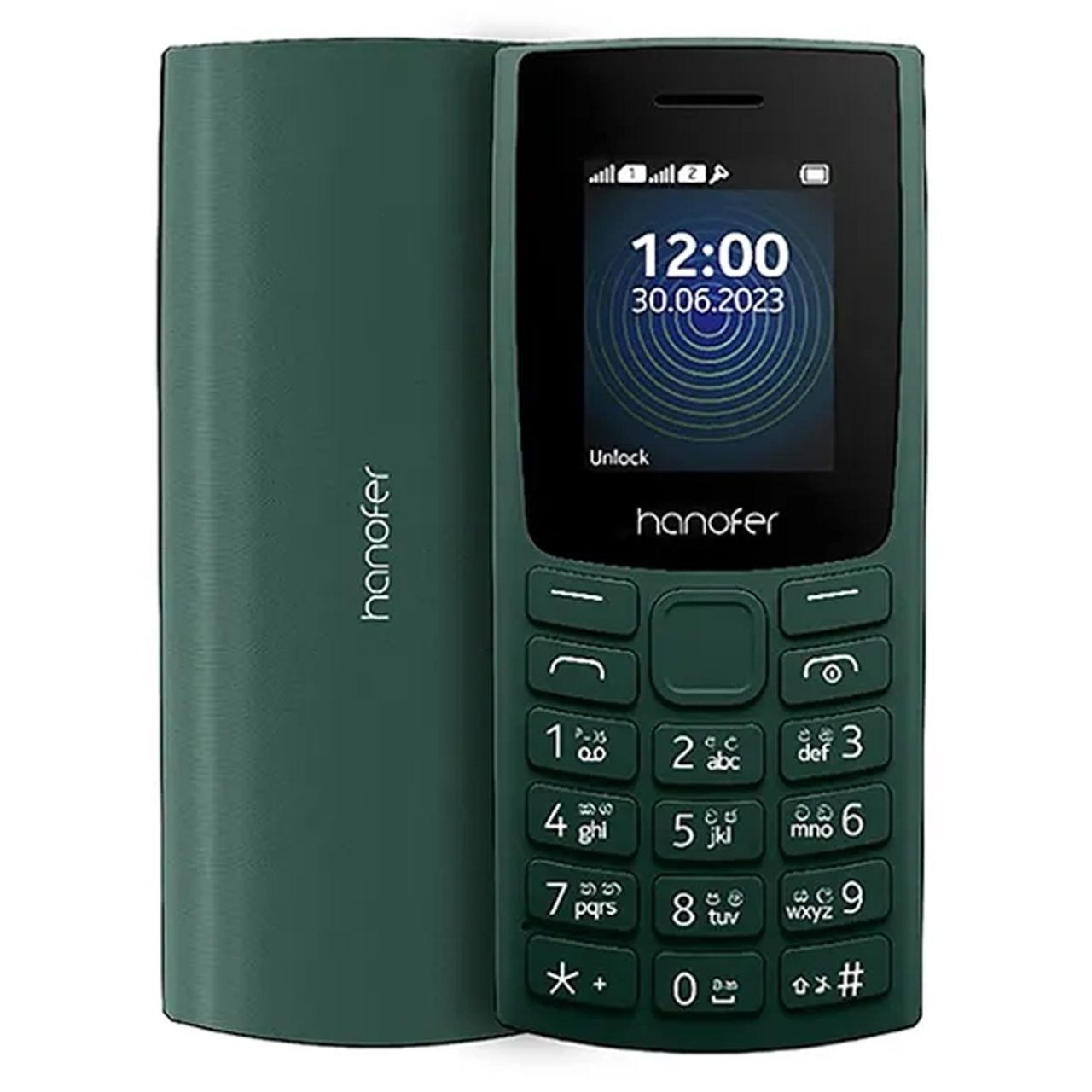 گوشی موبایل هانوفر مدل 105 2023 دو سیم کارت ظرفیت 32 مگابایت و رم 24 مگابایت