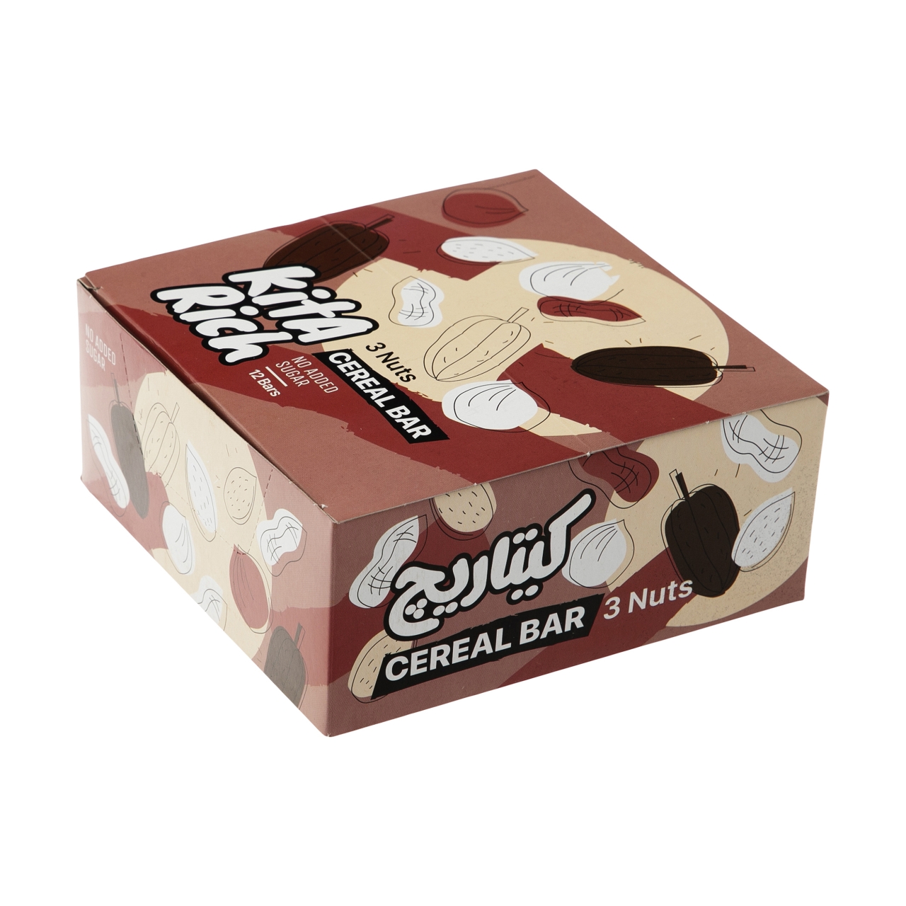 سریال بار 3 مغز کیتاریچ - 40 گرم بسته 12 عددی 