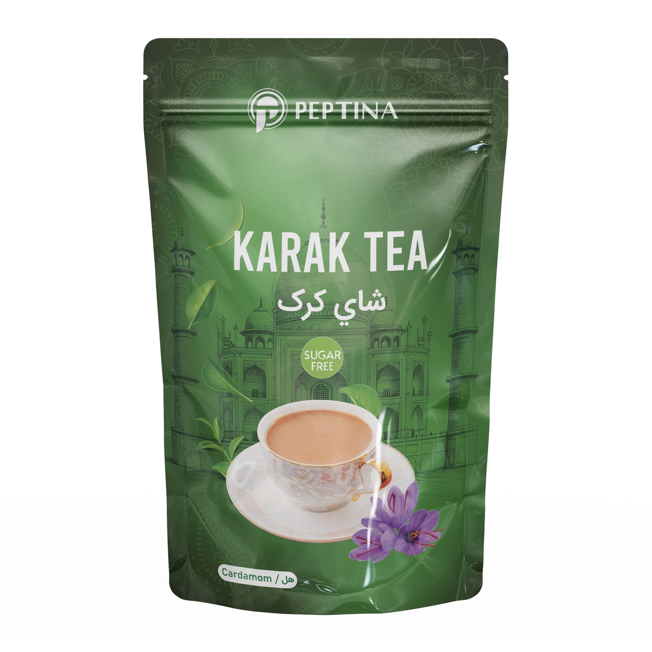 چای کرک هل بدون شکر حاوی استویا پپتینا - 500 گرم