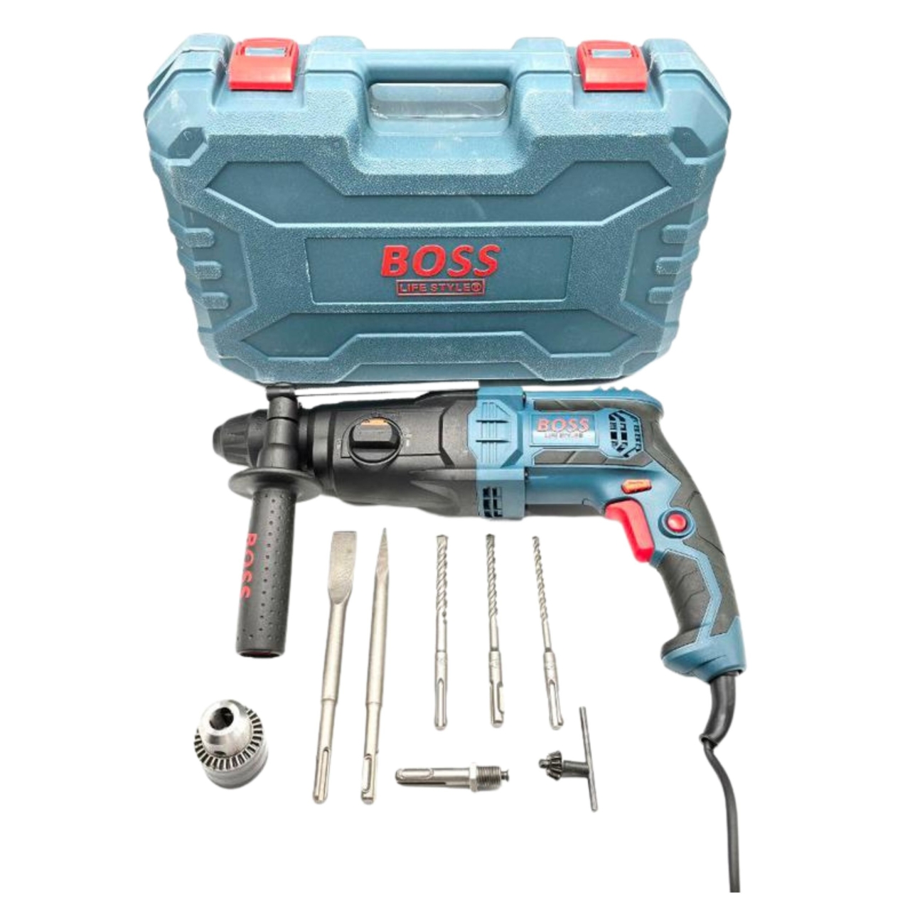 دریل بتن‌کن چکشی 26 میلی‌متری 850 وات باس مدل BS26SRE_OT