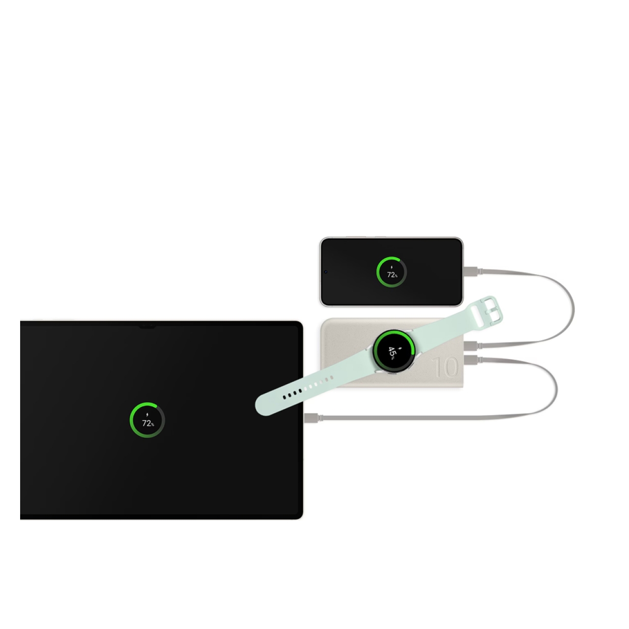 پاوربانک 25 وات وایرلس سامسونگ مدل Wireless Battery Pack EB-U2510 ظرفیت 10000 میلی آمپر ساعت