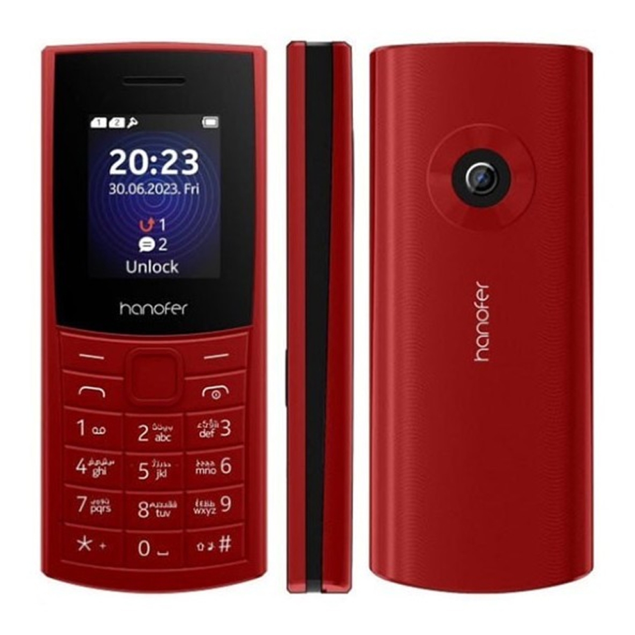 گوشی موبایل هانوفر مدل 110 2023 دو سیم کارت ظرفیت 32 مگابایت