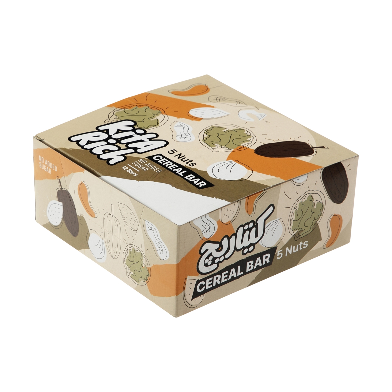 سریال بار 5 مغز کیتاریچ - 40 گرم بسته 12 عددی 