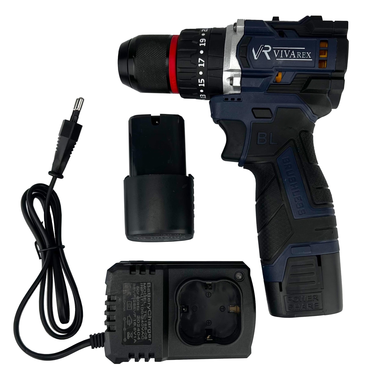 پیچ گوشتی شارژی ویوارکس مدل VR1610L-BL