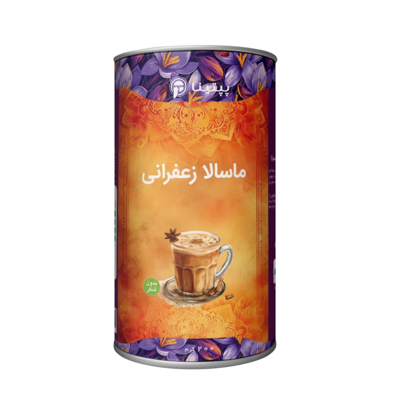 چای ماسالا زعفرانی بدون شکر پپتینا - 200 گرم