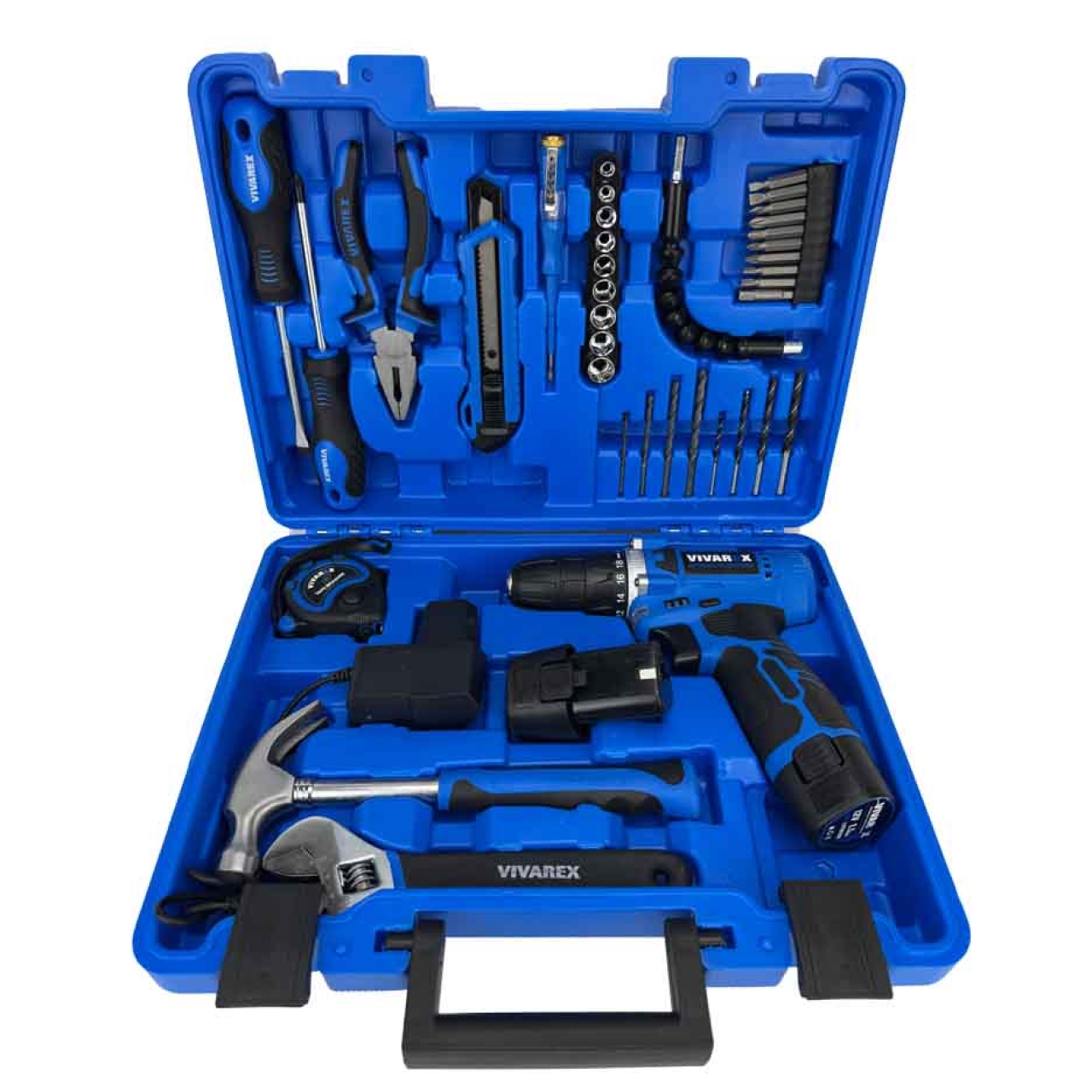 پیچ گوشتی شارژی 12 ولت ویوارکس مدل VR1240-CDK مجموعه 40 عددی