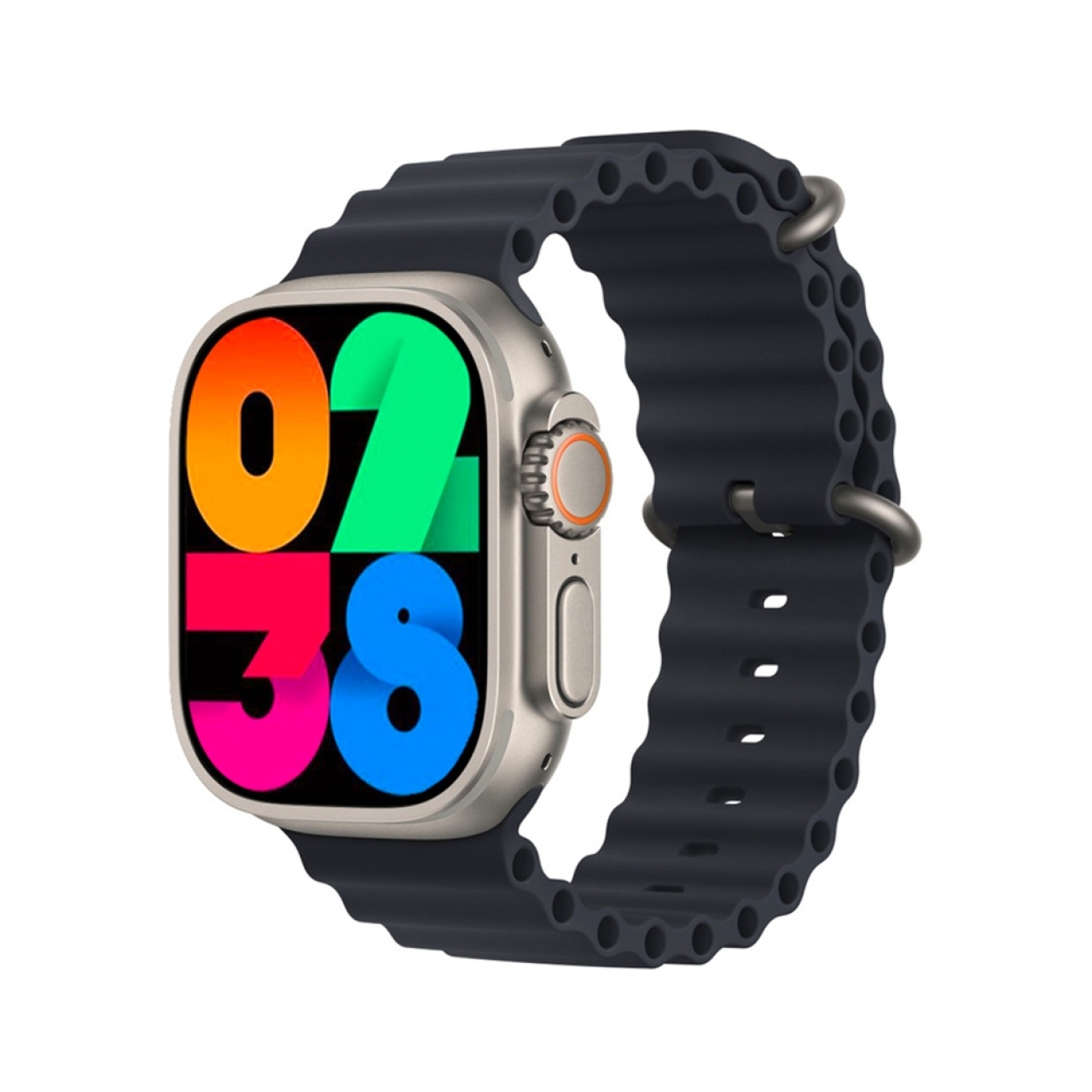 ساعت هوشمند مدل اولترا T1000 دارای قابلیت های قابلیت مکالمه مستقیم، قابلیت مکالمه از طریق بلوتوث، ضد آب بند سیلیکون