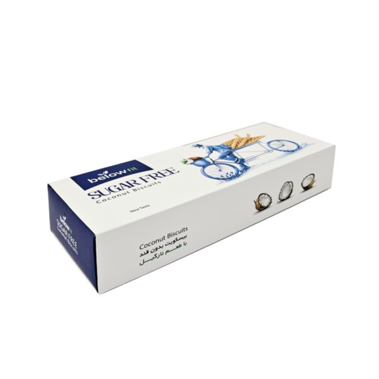 بیسکویت بدون قند با طعم نارگیل بیلو - 620 گرم