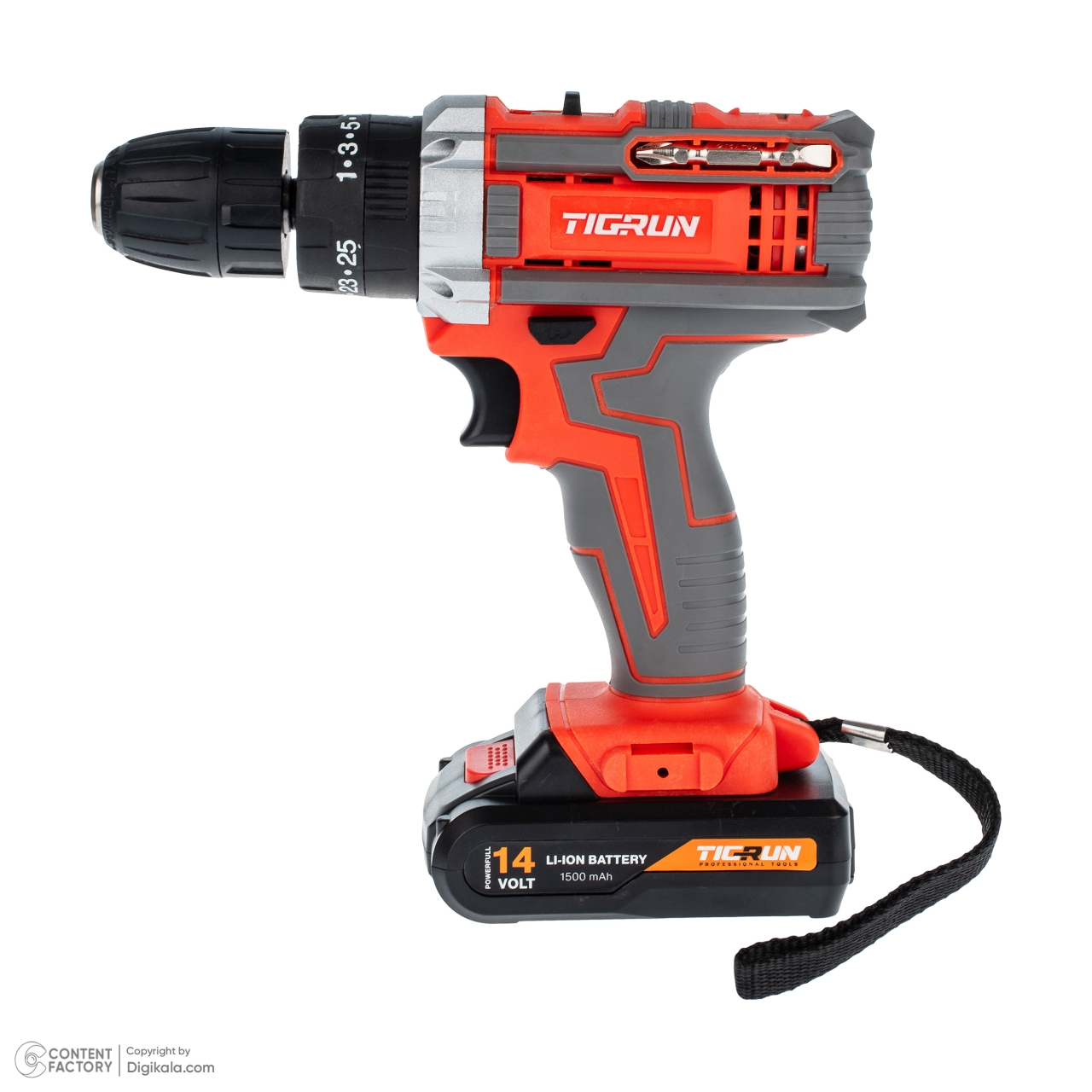 دریل پیچ گوشتی چکشی شارژی تیگران کد TG3014-14V