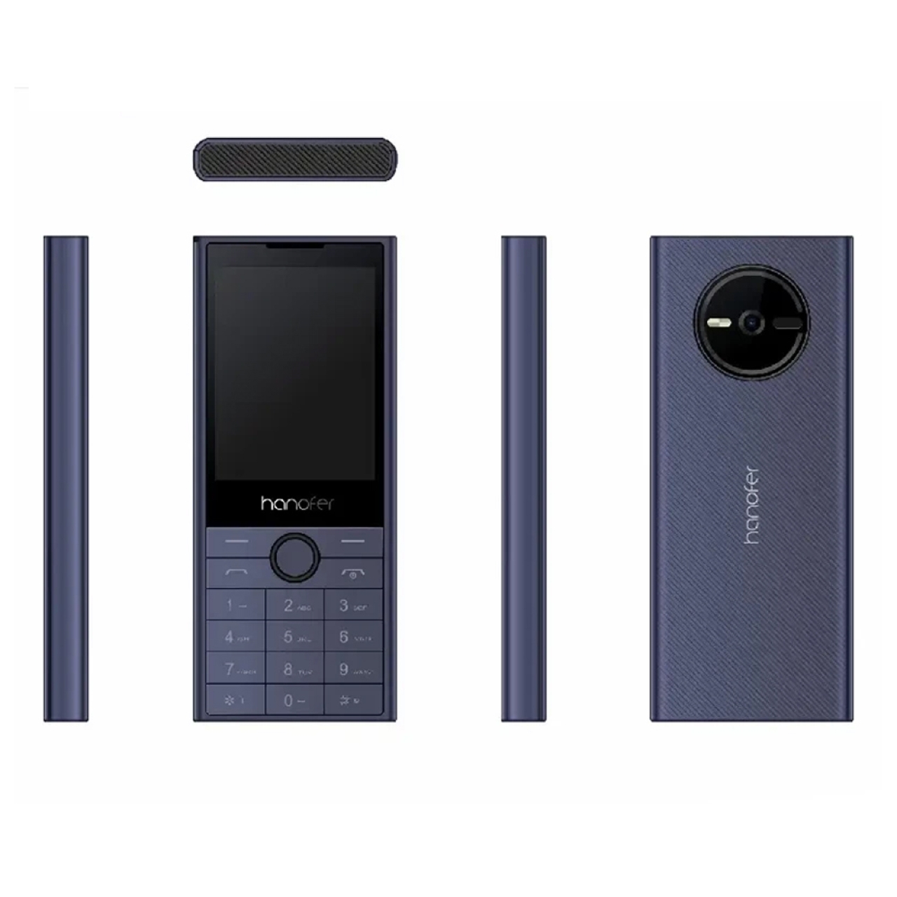 گوشی موبایل هانوفر مدل 150 2024 دو سیم کارت ظرفیت 32 مگابایت و رم 24 مگابایت