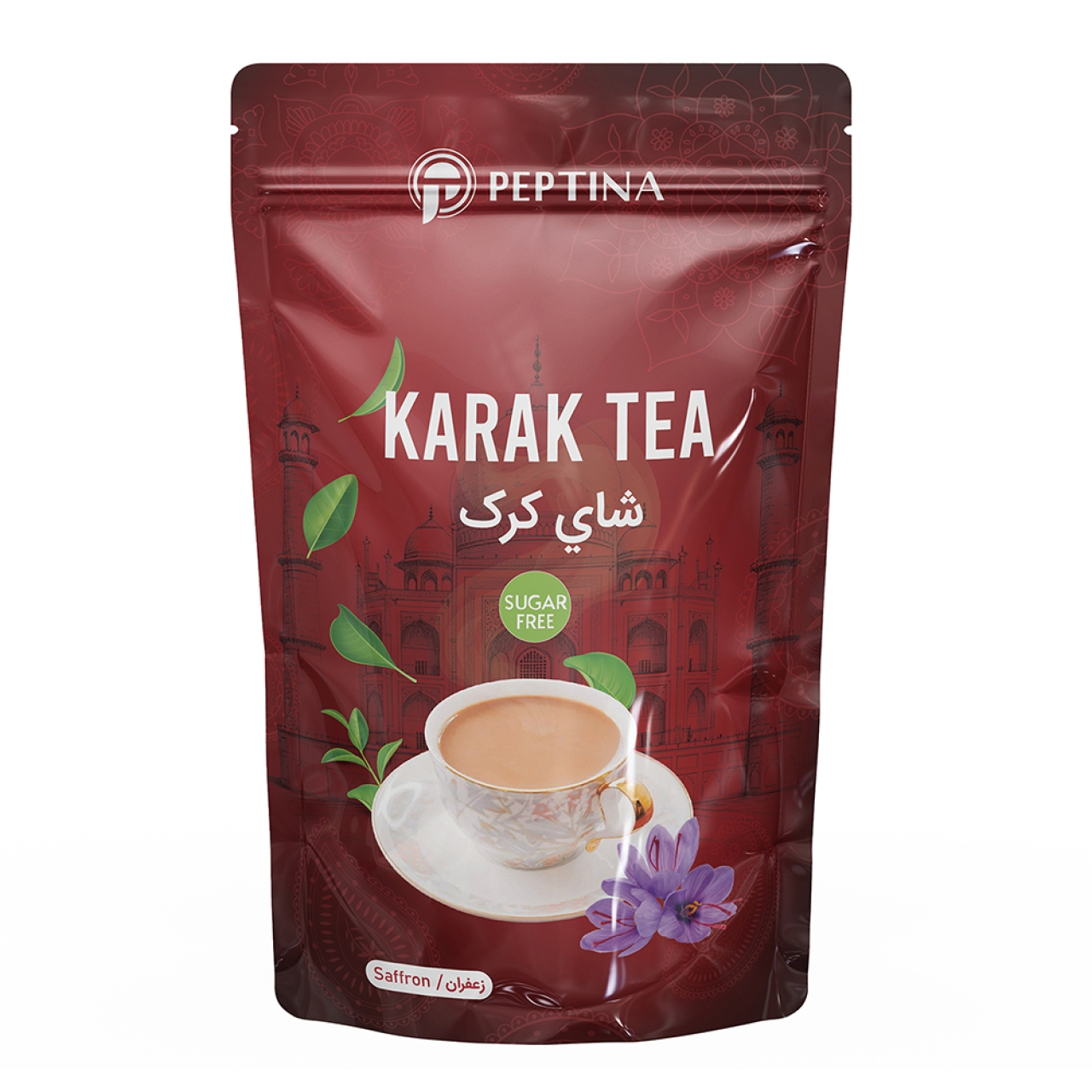 چای کرک زعفرانی بدون شکر پپتینا - 500 گرم