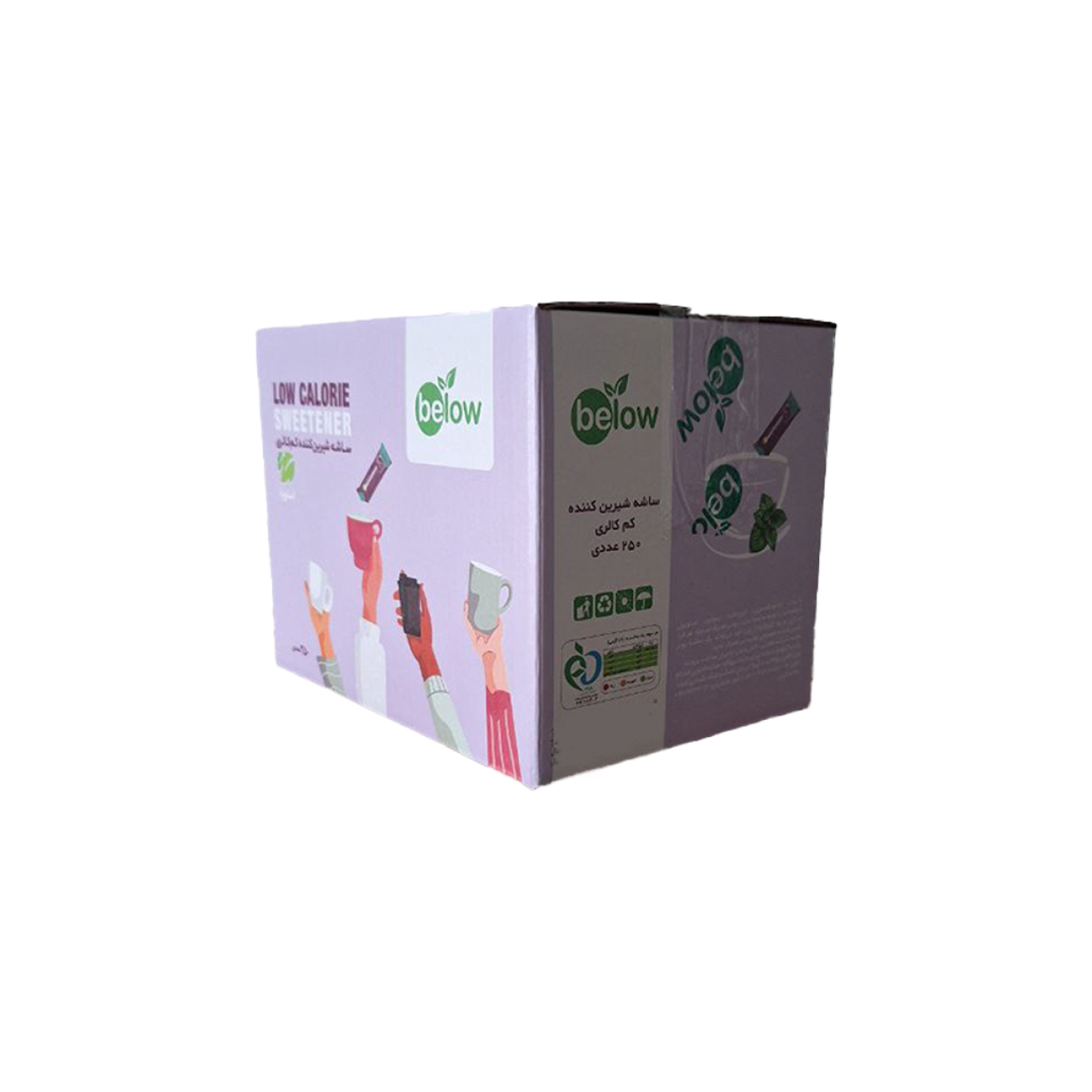 شیرین کننده نوشیدنی کم کالری بیلو بسته 250 عددی