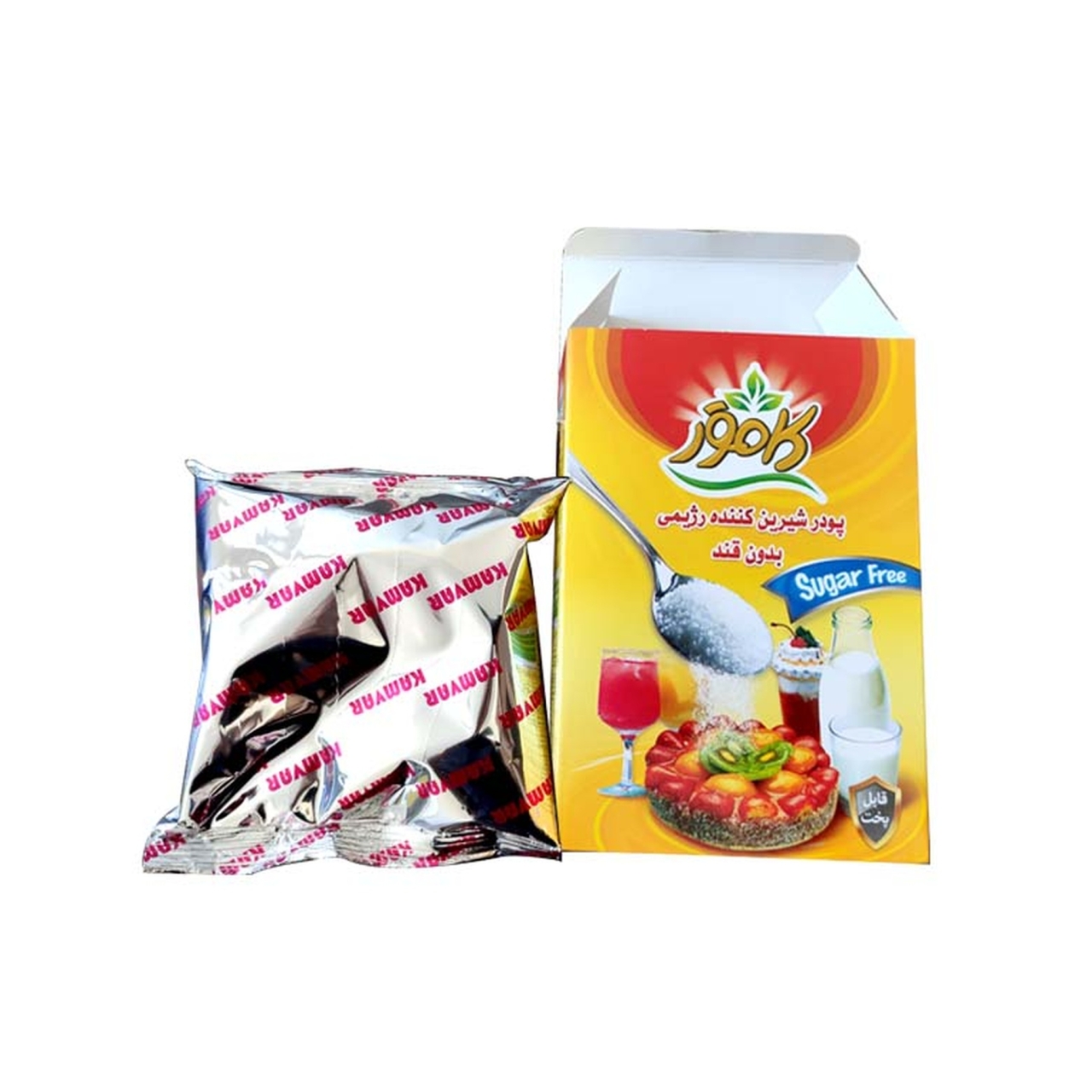 پودر شیرین کننده بدون قند کامور - 200 گرم