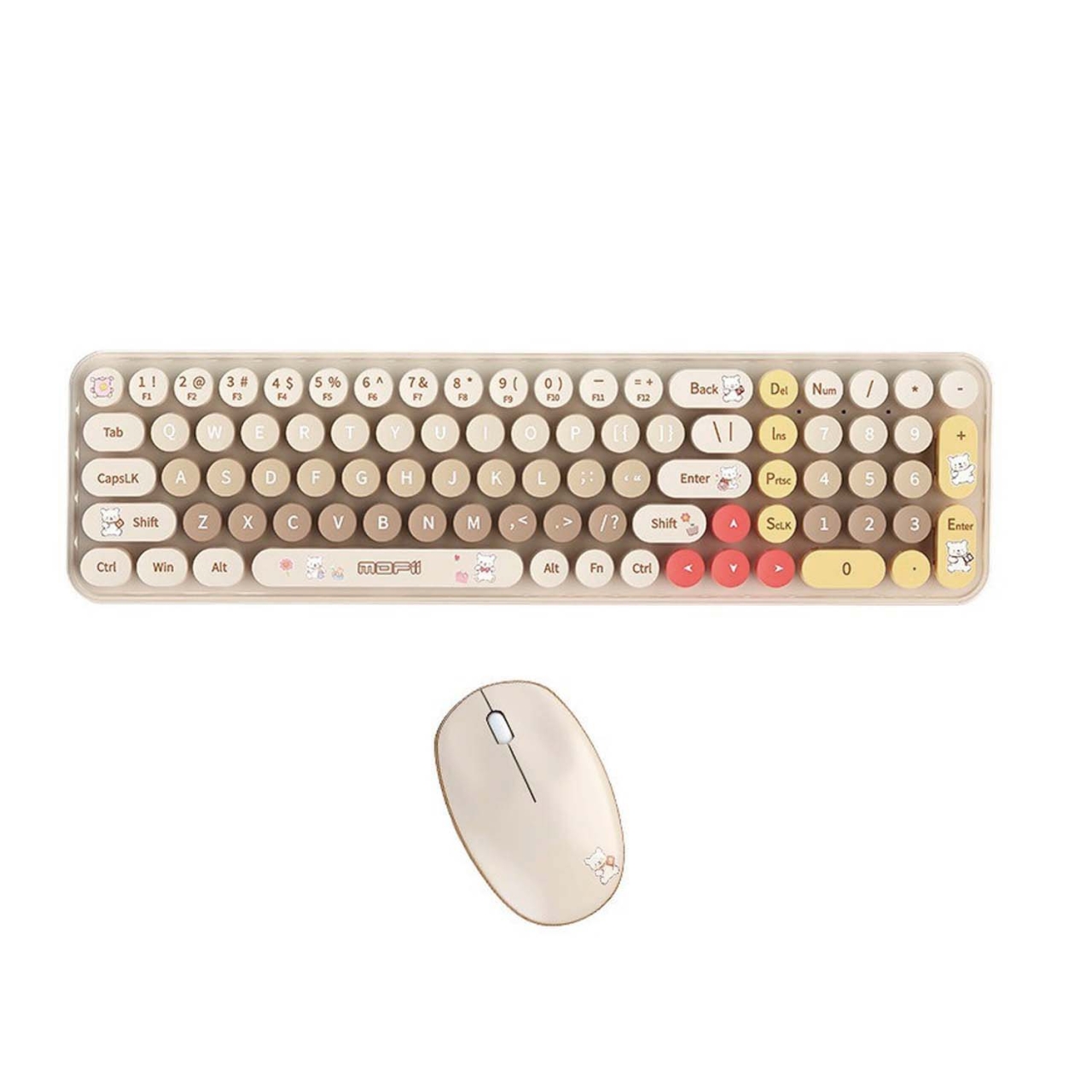 کیبورد و ماوس بی سیم مافی مدل Baby Bear