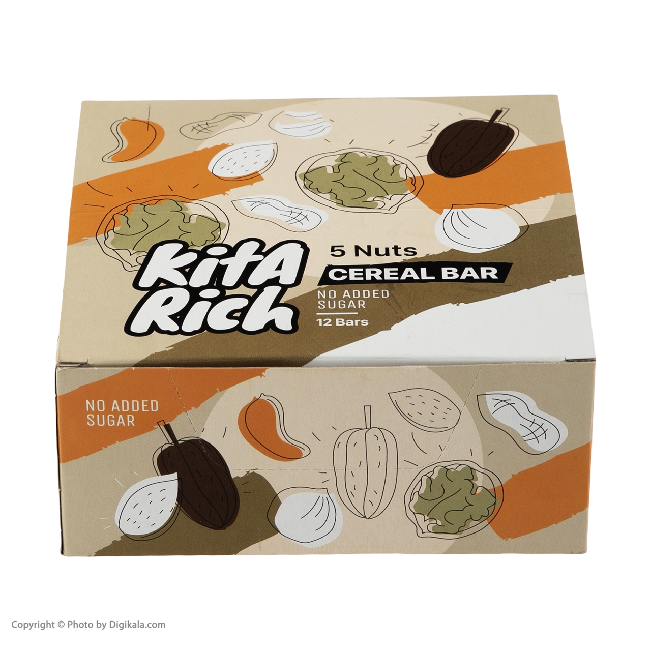 سریال بار 5 مغز کیتاریچ - 40 گرم بسته 12 عددی 