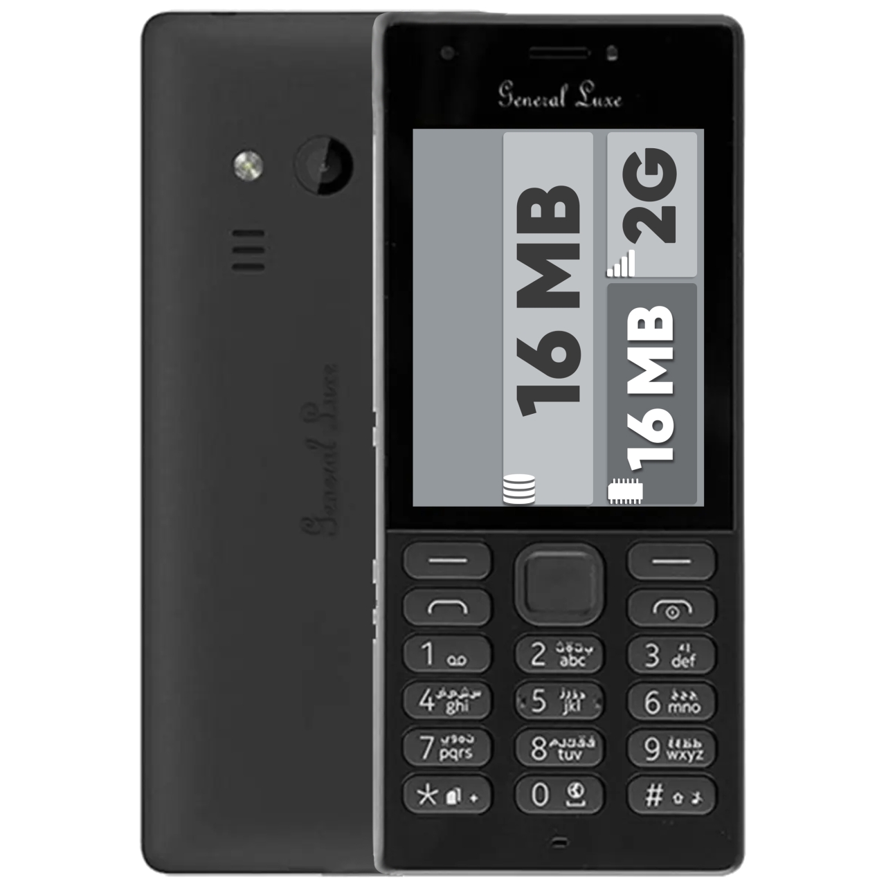 گوشی موبایل جنرال لوکس مدل 216 دو سیم کارت ظرفیت 16 مگابایت و رم 16 مگابایت 