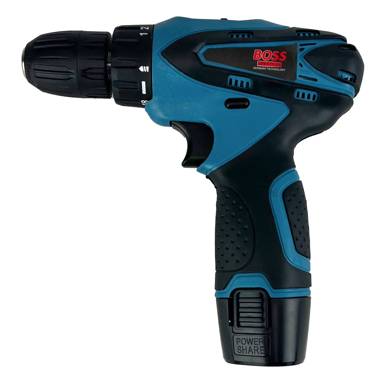 دریل پیچ گوشتی شارژی باس مدل 18v-1B-Blue کد 1