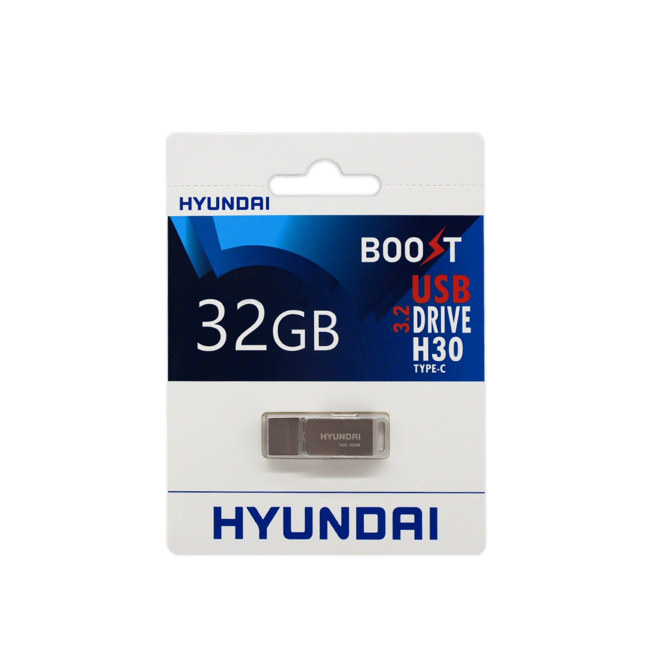 فلش مموری هیوندای مدل H30 3.2 ظرفیت 32 گیگابایت با رابط USB 3.2